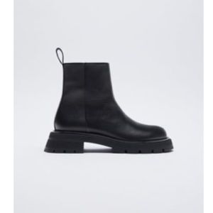 Zara chunky ankle boots